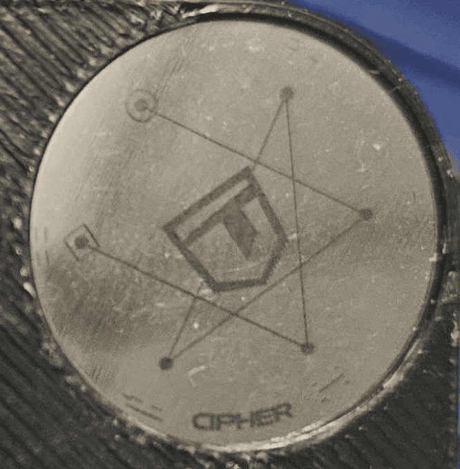 SiegeTag NFC Cipher Physical tag card