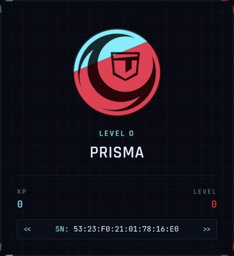 SiegeTag NFC Prisma Digital tag card
